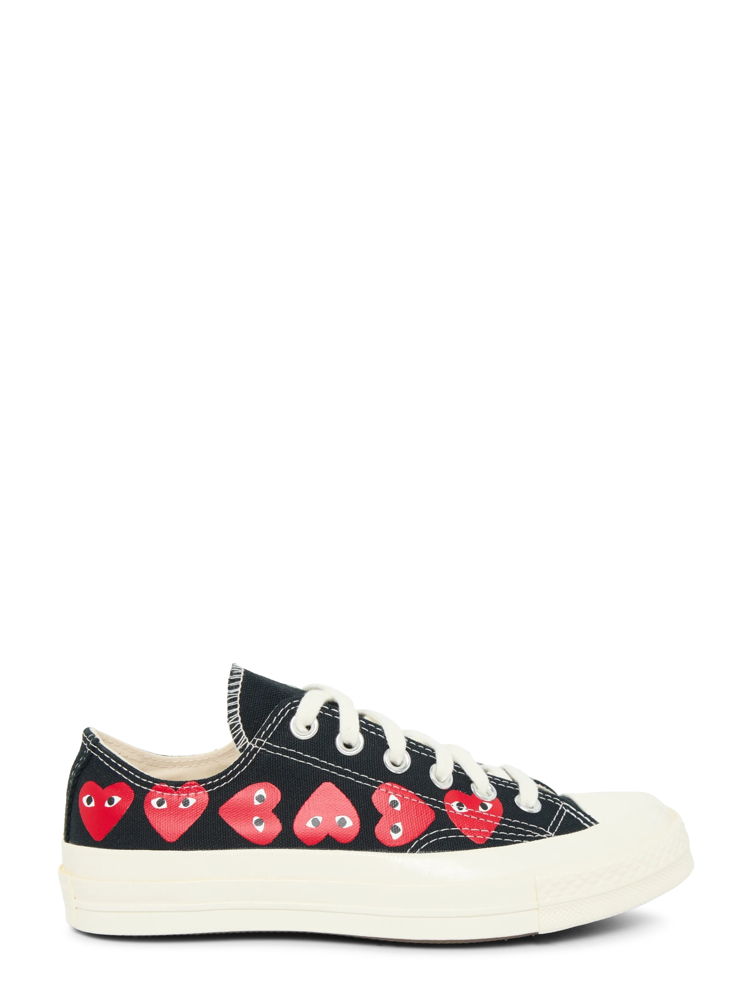 Comme des Garçons - Play Multi Heart Low Sneakers - konfirmation - black - 2