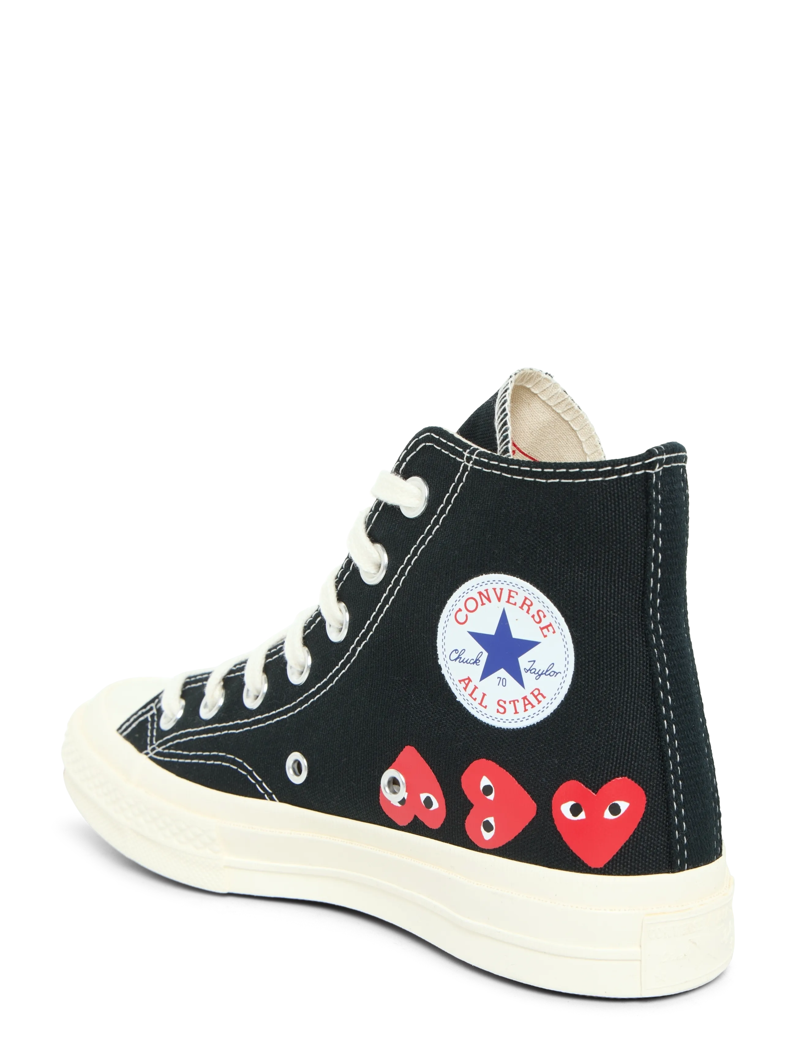 Comme des Garçons - Play Multi Heart Sneakers - black - 1