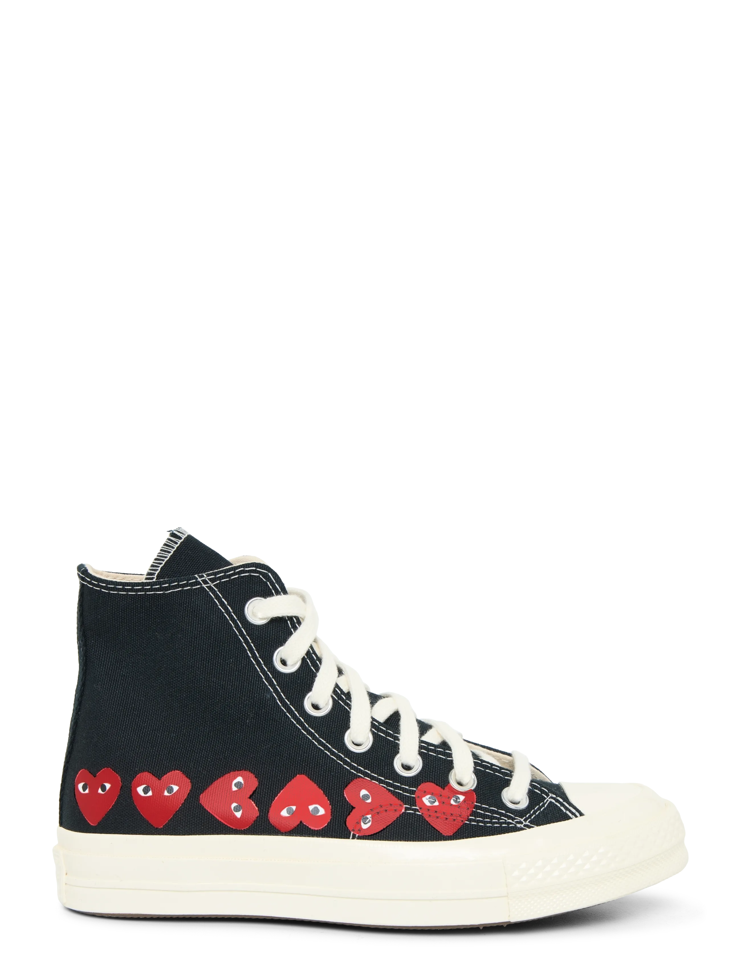 Comme des Garçons - Play Multi Heart Sneakers - black - 2