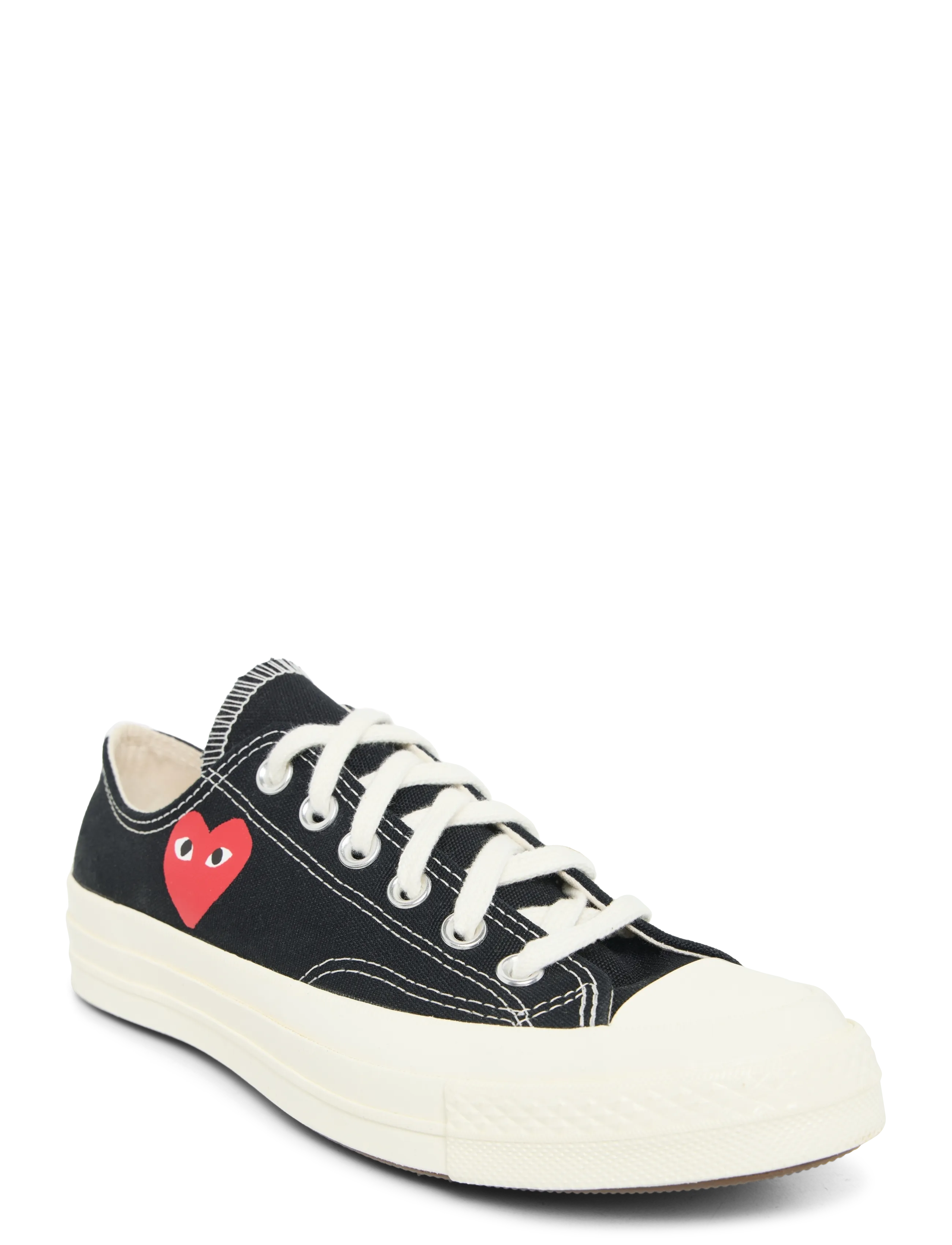 Comme des Garçons Play Converse Low Top Sneakers - Shoes - BLACK / black