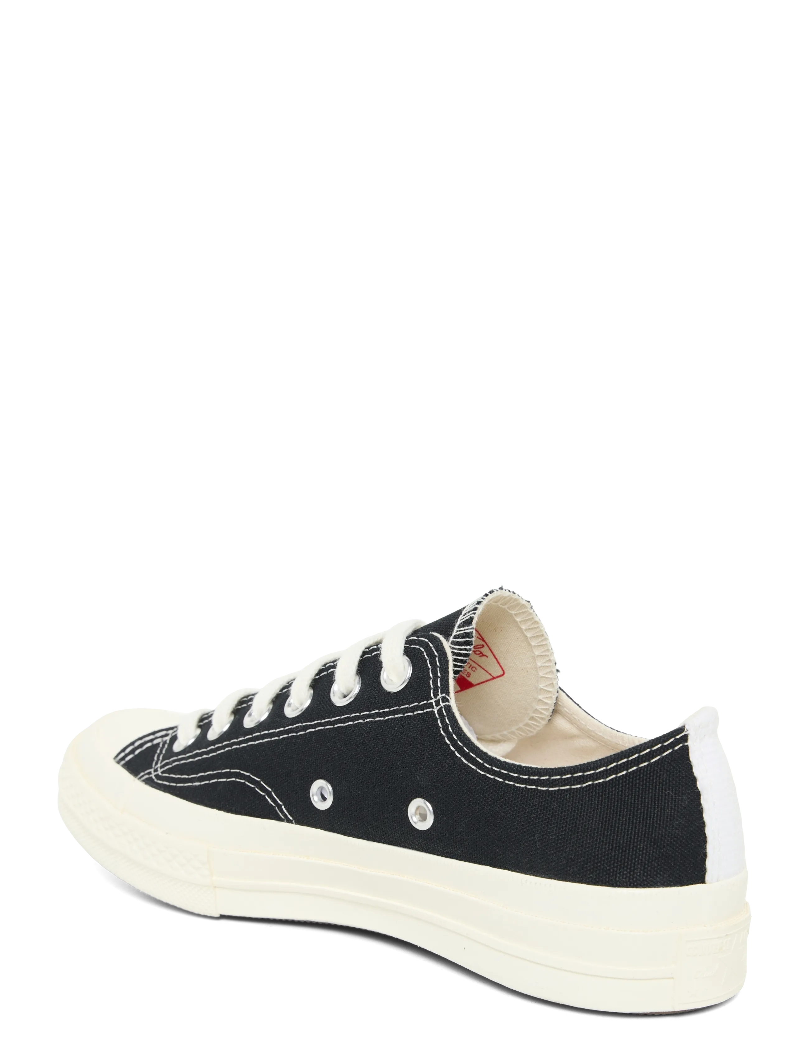 Comme des Garçons - Play Converse Low Top Sneakers - black - 1
