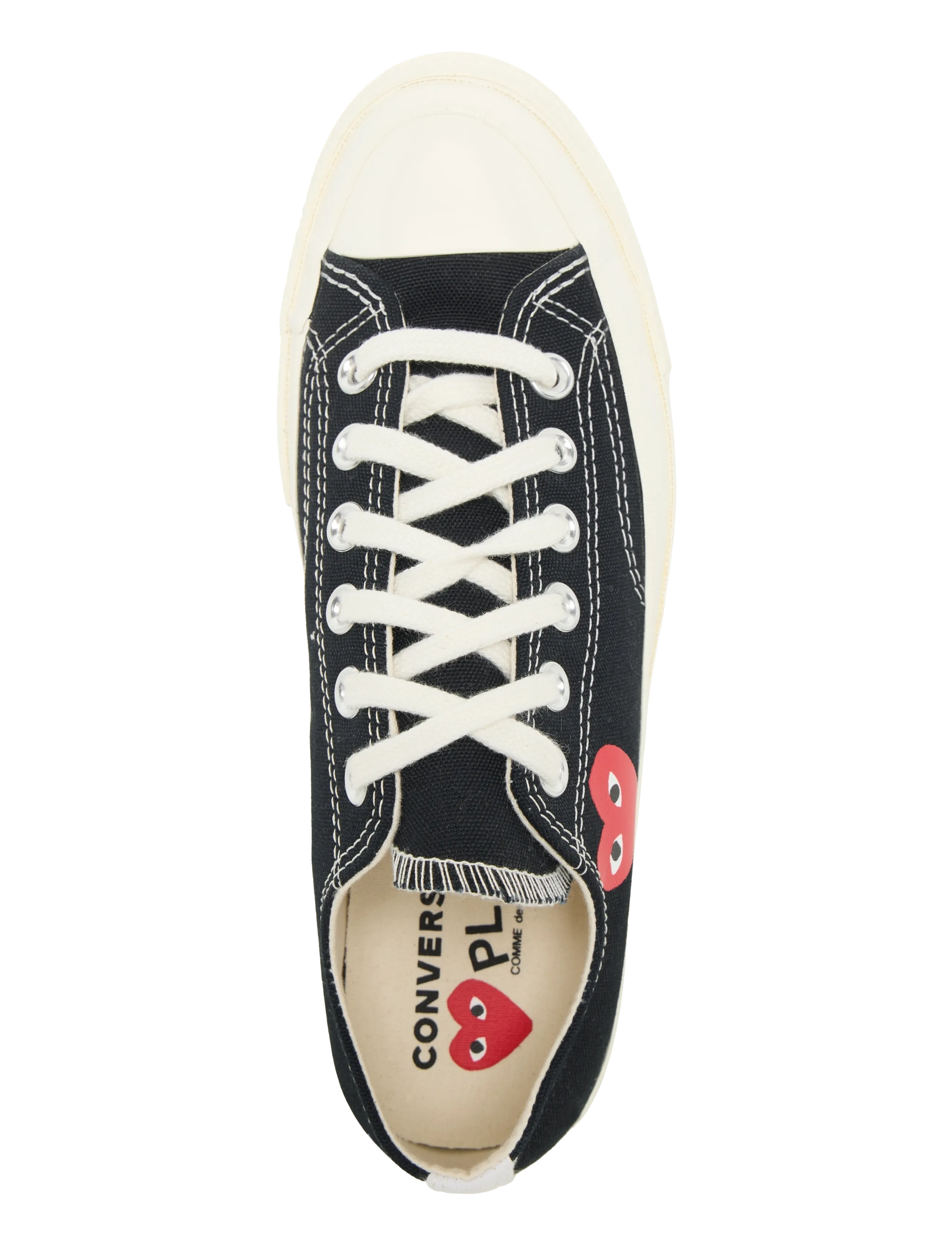 Comme des Garçons - Play Converse Low Top Sneakers - black - 3