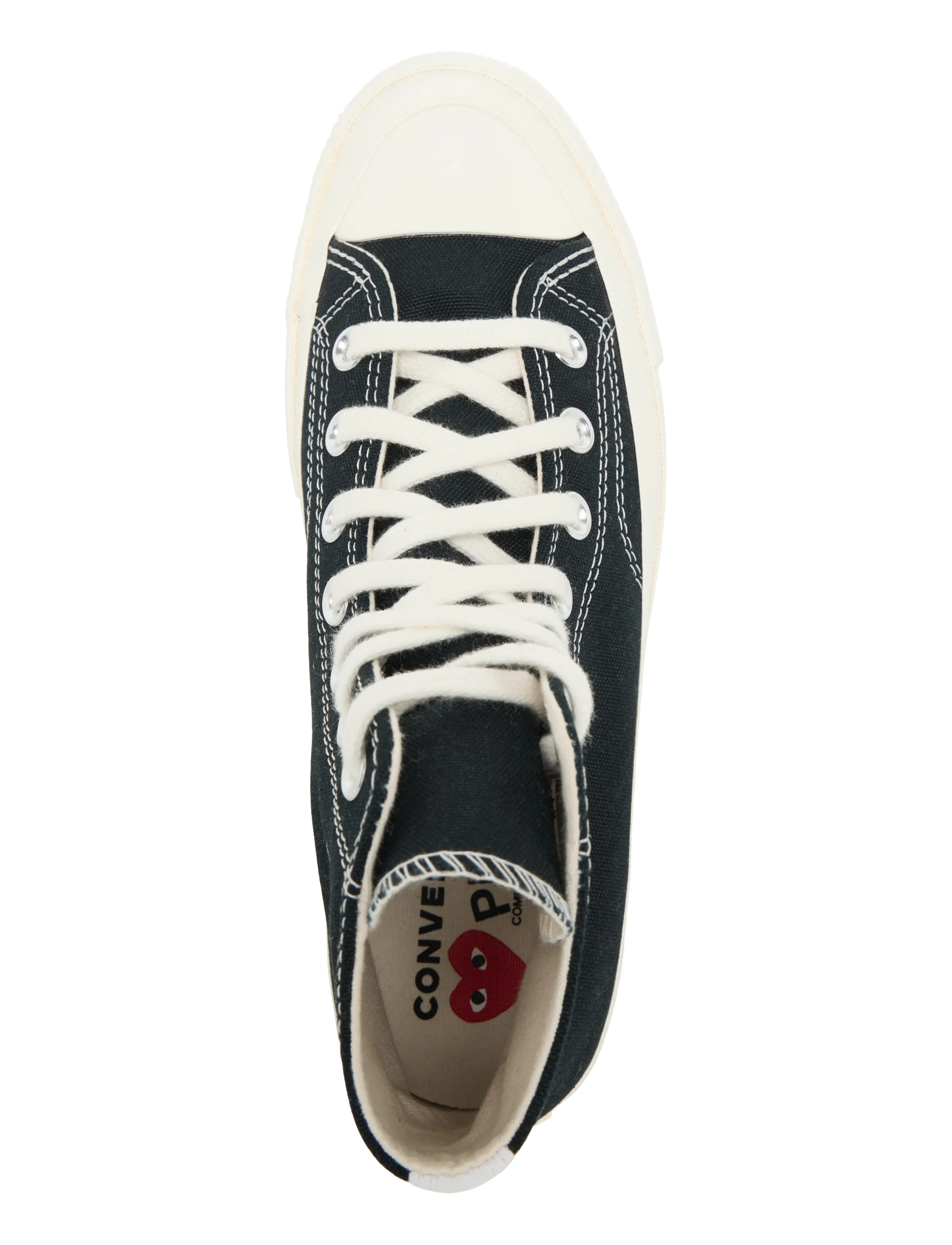 Comme des Garçons - Play Converse High Top Sneakers - høje sneakers - black - 3