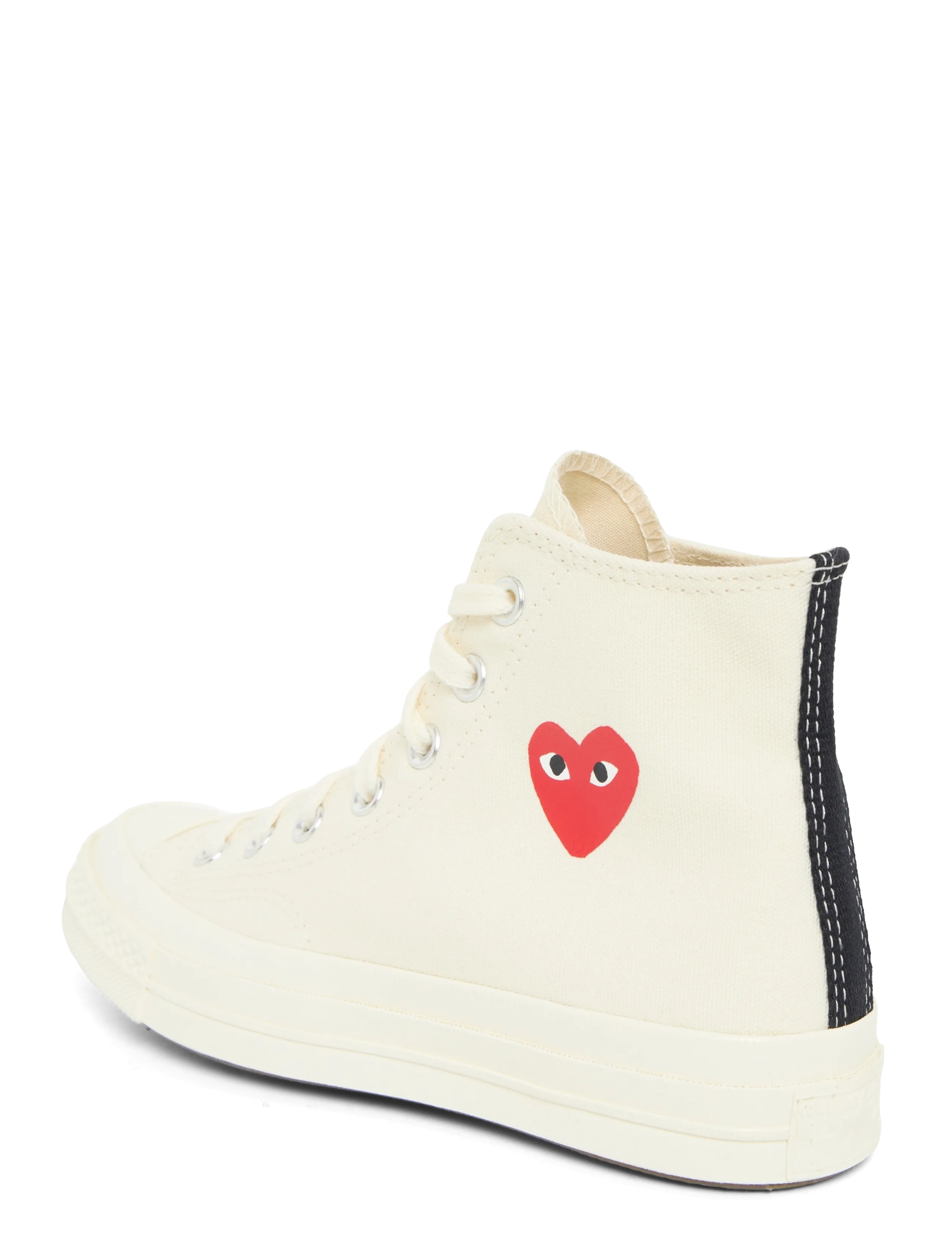 Comme des Garçons - Play Converse High Top Sneakers - hohe sneaker - white - 1