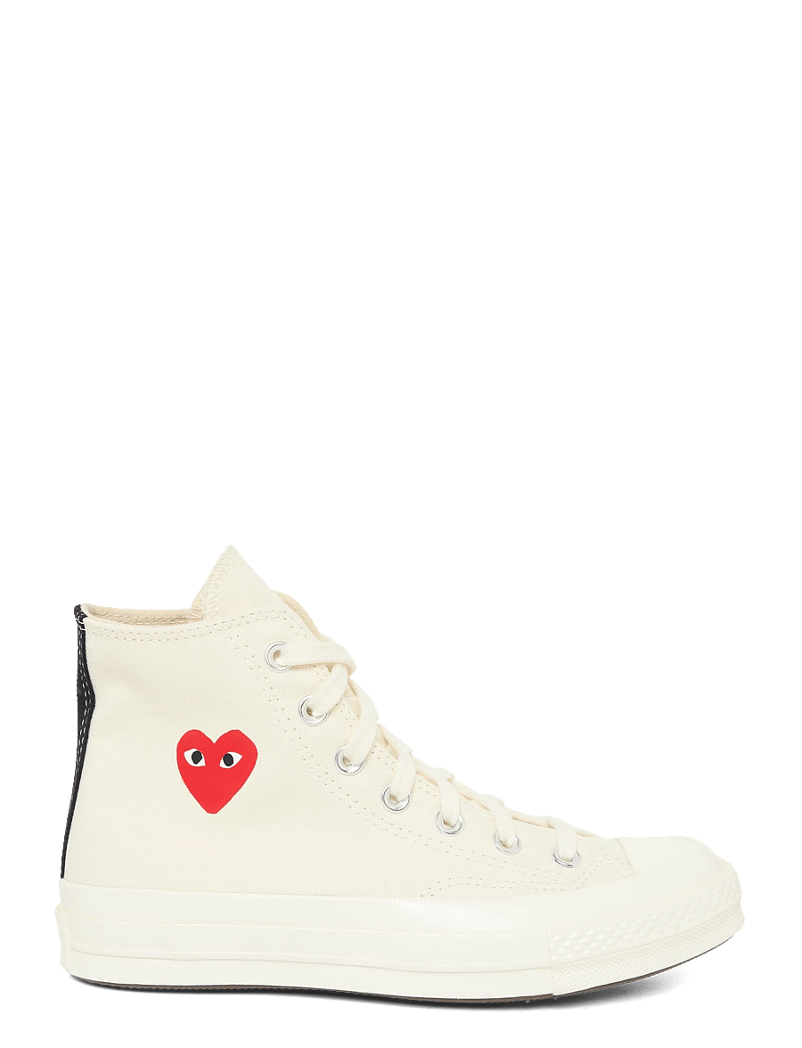 Comme des Garçons - Play Converse High Top Sneakers - hohe sneaker - white - 2