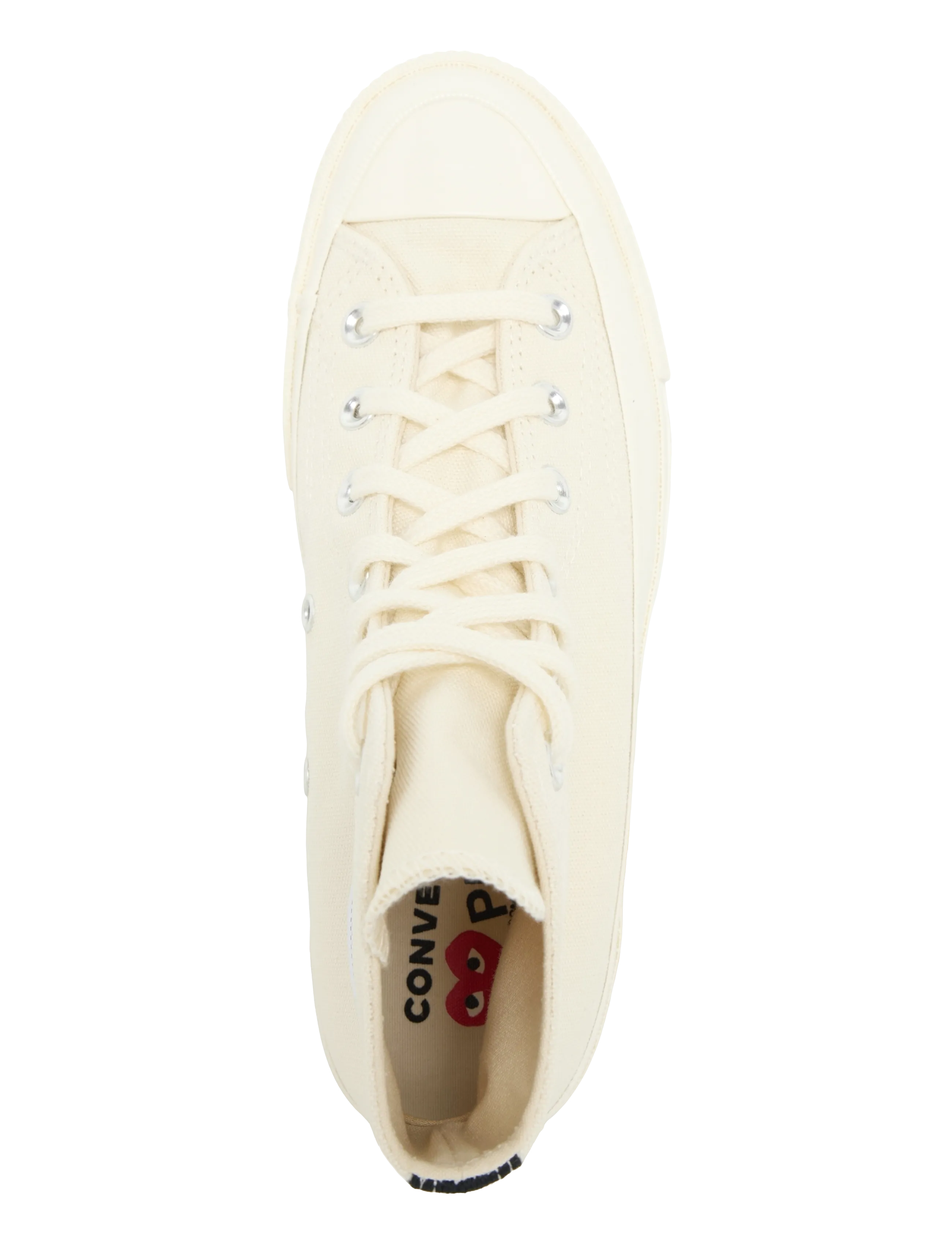 Comme des Garçons - Play Converse High Top Sneakers - hohe sneaker - white - 3