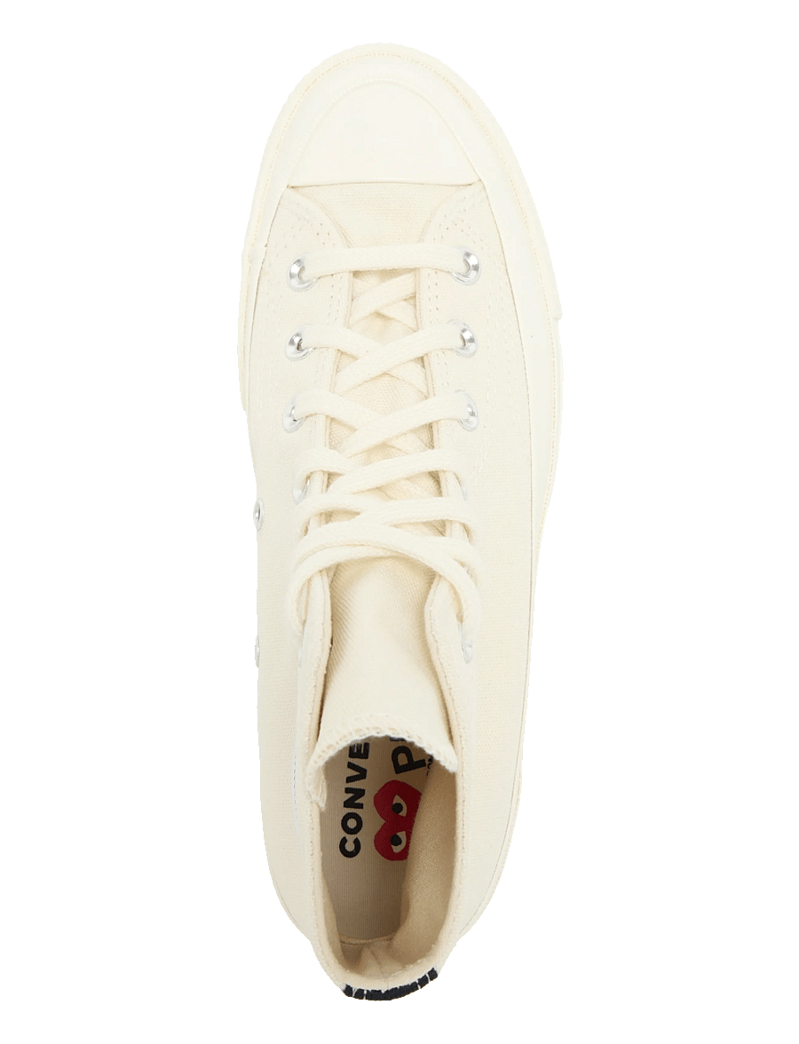 Comme des Garçons - Play Converse High Top Sneakers - hohe sneaker - white - 3