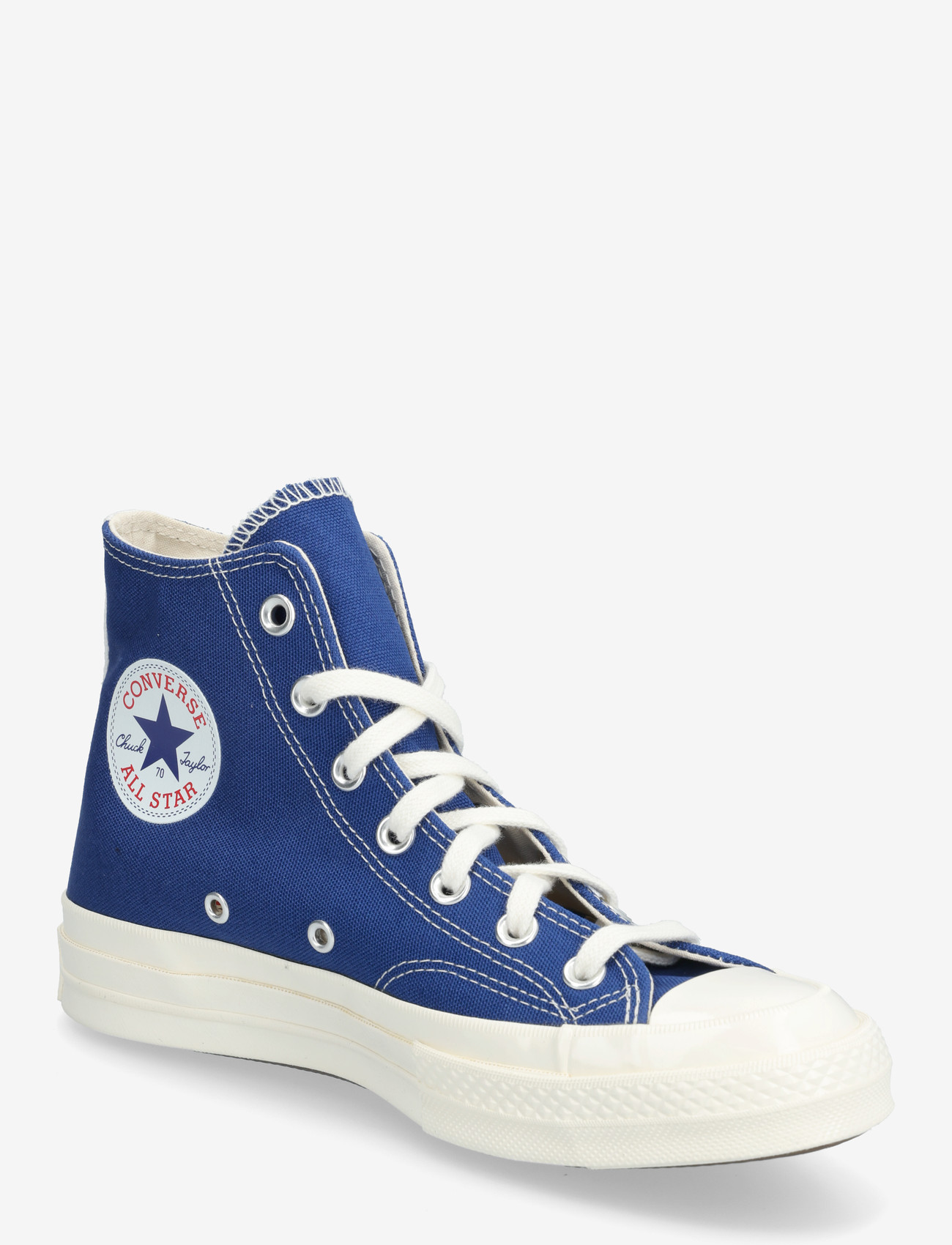 Comme des Garçons - Play Converse Blue High Top Sneakers - høje sneakers - blue - 0