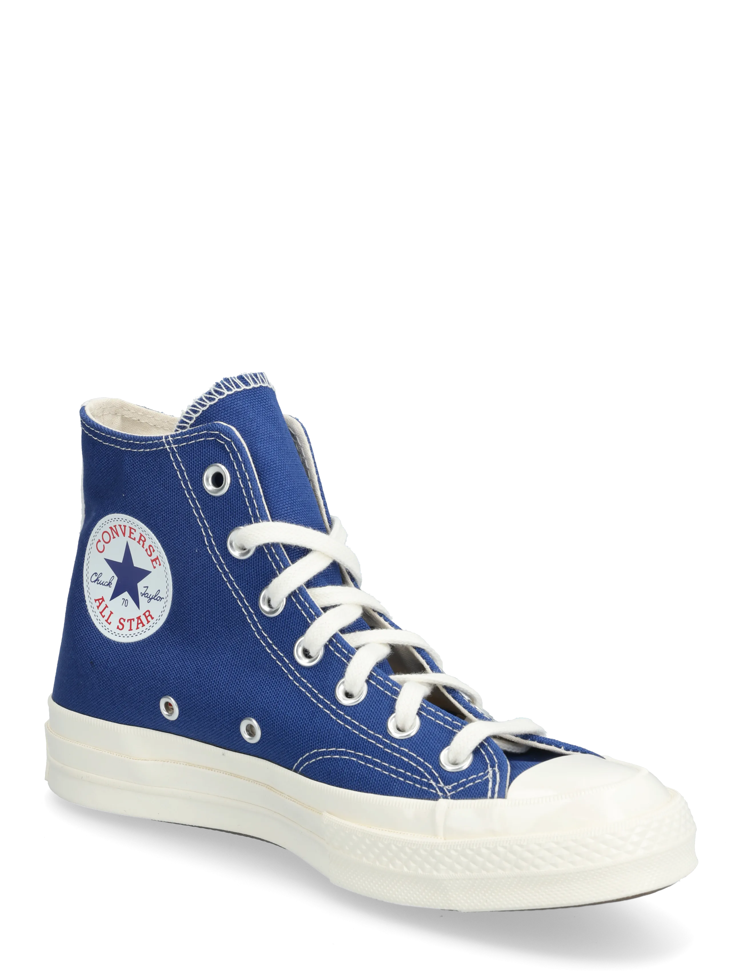 Comme des Garçons Play Converse Blue High Top Sneakers - Sko - BLUE / blue