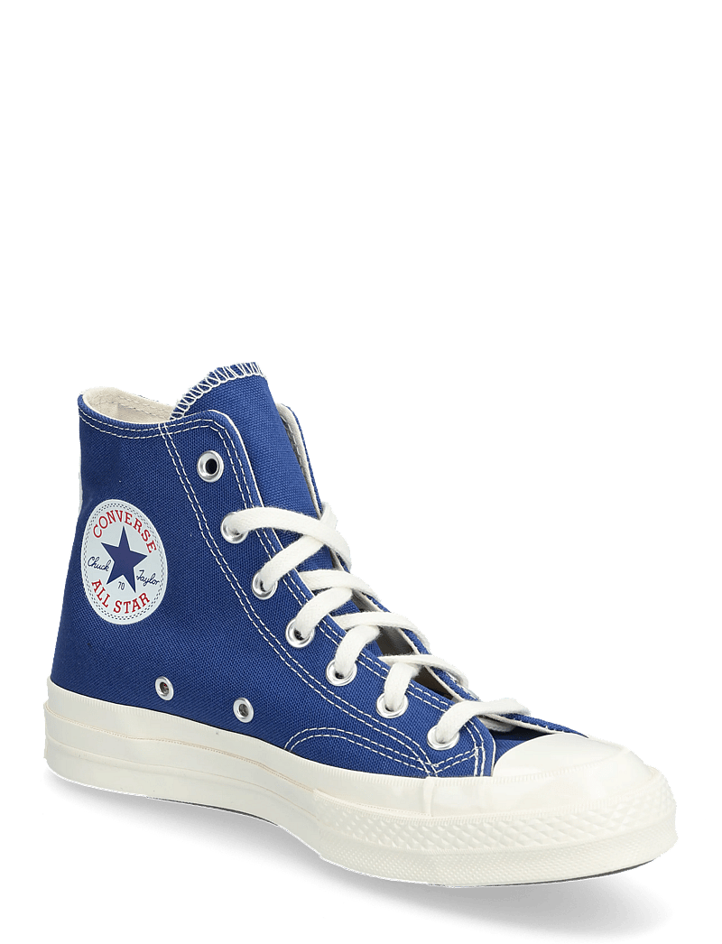 Comme des Garçons - Play Converse Blue High Top Sneakers - høje sneakers - blue - 0
