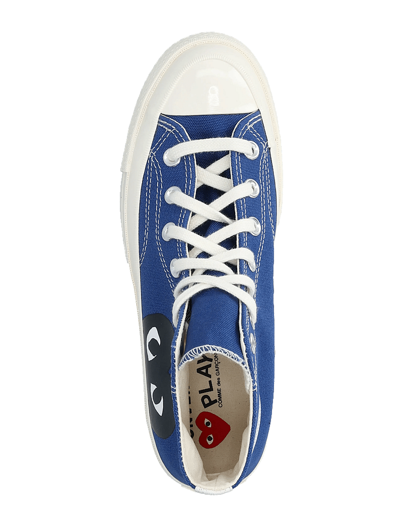 Comme des Garçons - Play Converse Blue High Top Sneakers - høje sneakers - blue - 3
