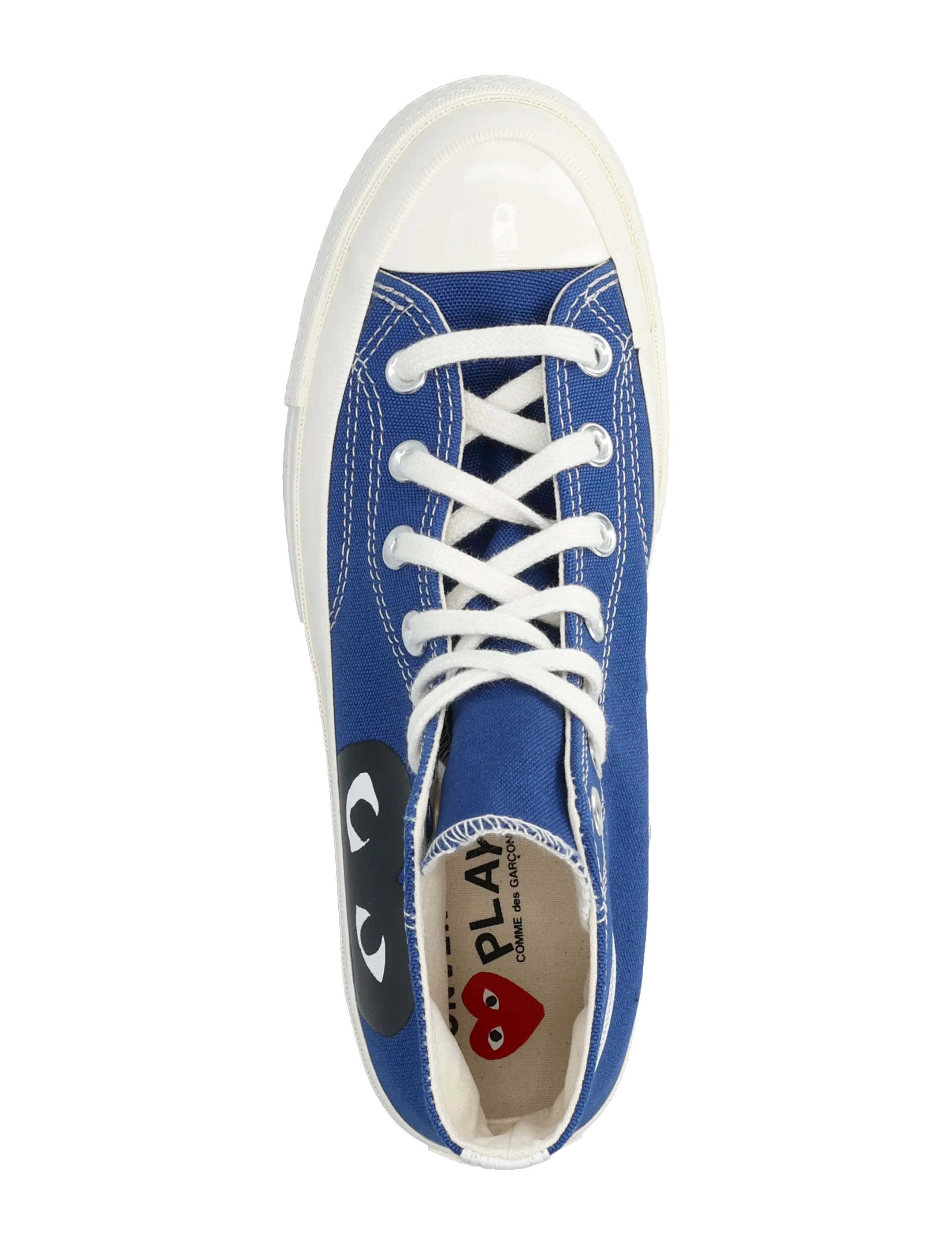 Comme des Garçons - Play Converse Blue High Top Sneakers - baskets montantes - blue - 3