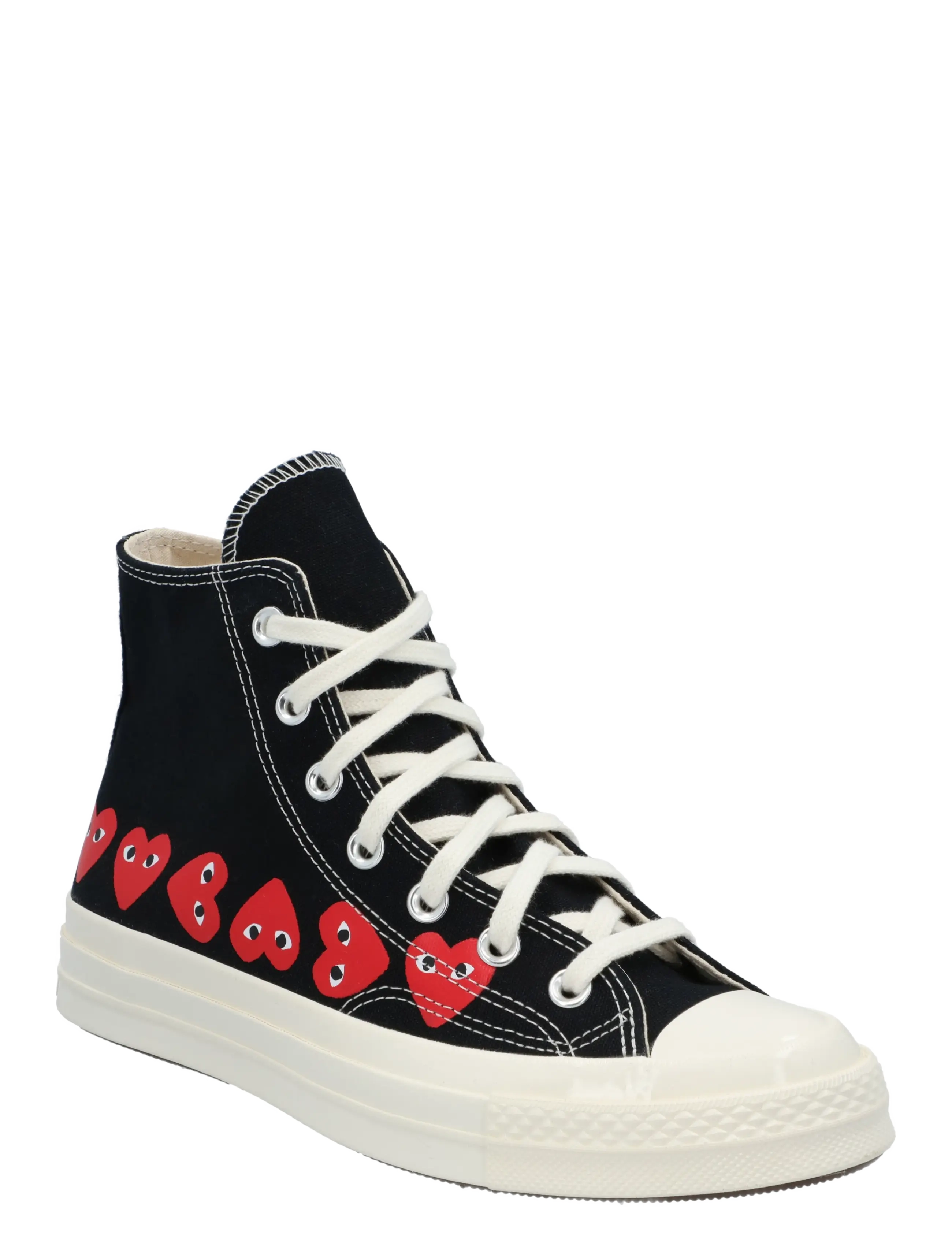 Comme des Garçons Converse X PLAY Comme Des Garcons Chuck 70 Multi Heart - Hohe Sneaker - BLACK / black