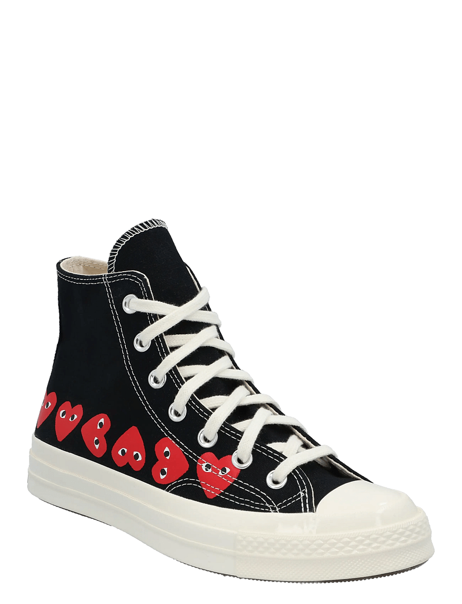 Comme des Garçons - Converse X PLAY Comme Des Garcons Chuck 70 Multi Heart - hohe sneaker - black - 0