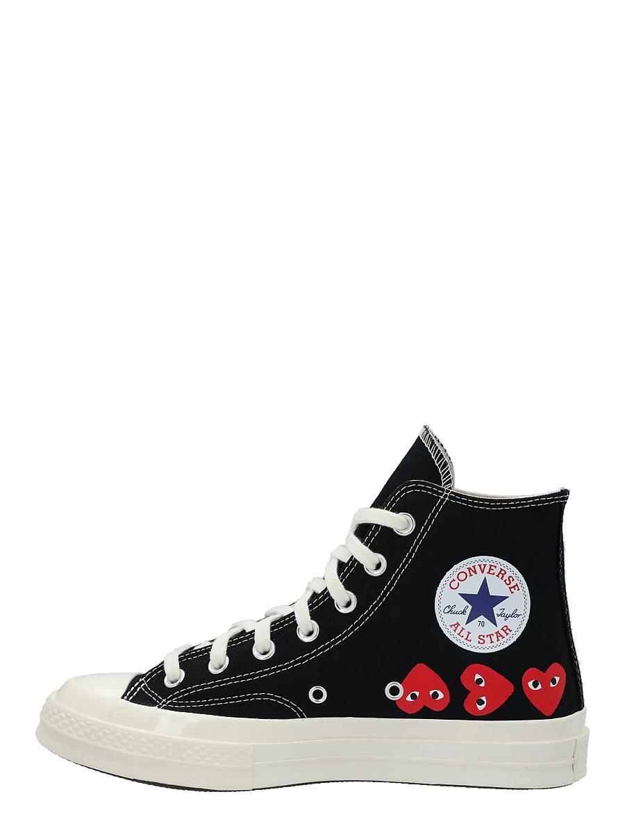 Comme des Garçons - Converse X PLAY Comme Des Garcons Chuck 70 Multi Heart - hohe sneaker - black - 1