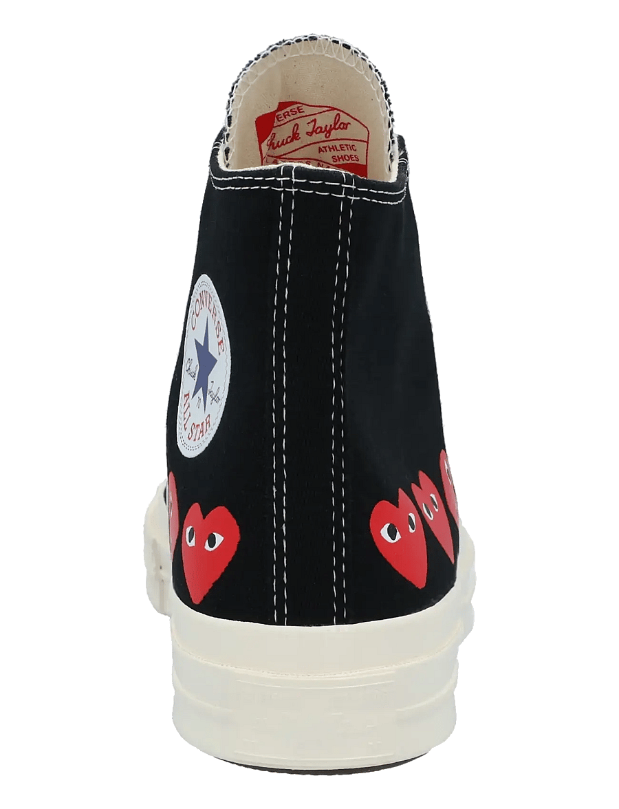 Comme des Garçons - Converse X PLAY Comme Des Garcons Chuck 70 Multi Heart - hohe sneaker - black - 2