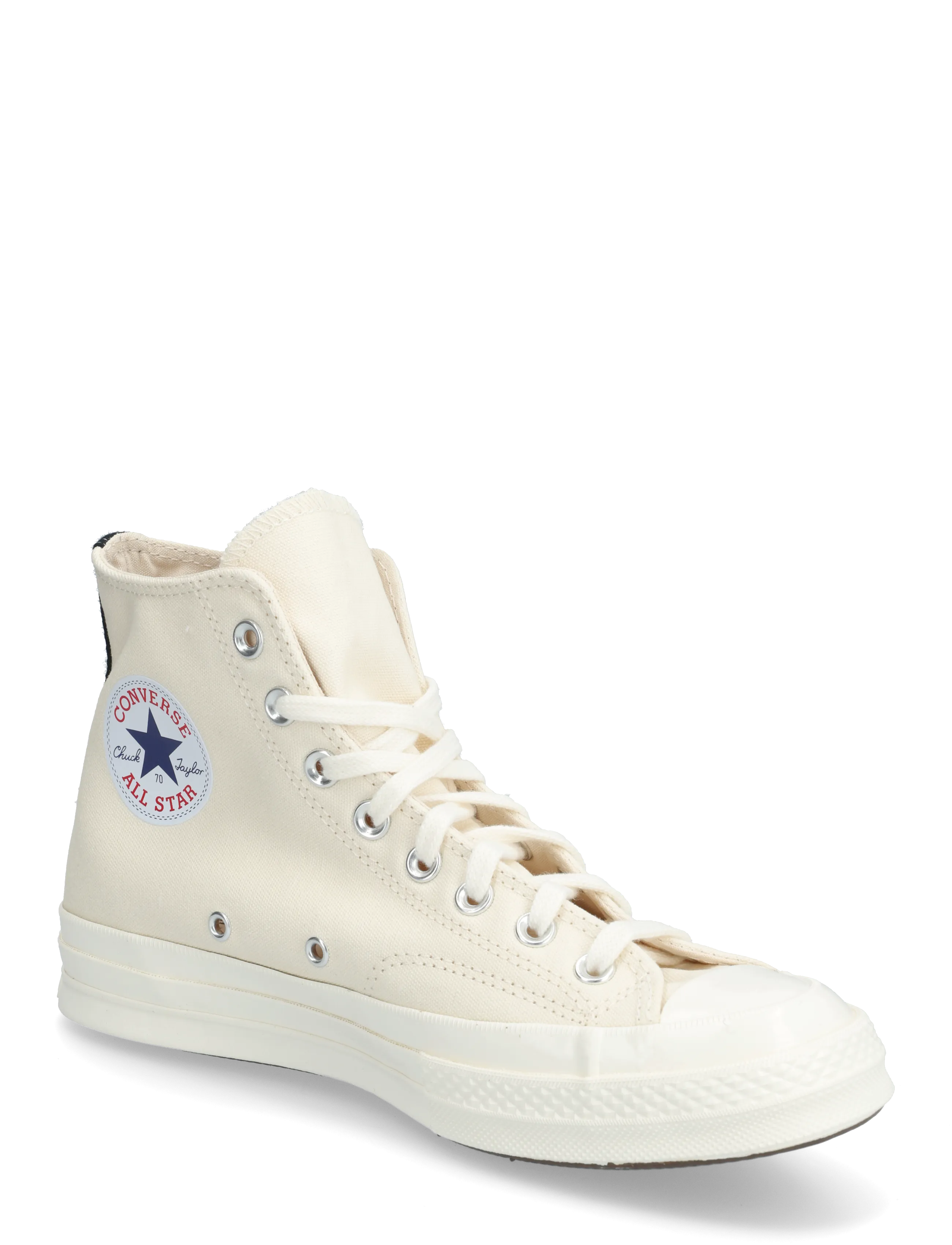 Comme des Garçons Play Converse Blue High Top Sneakers, 43, Creme - High-top Frauen
