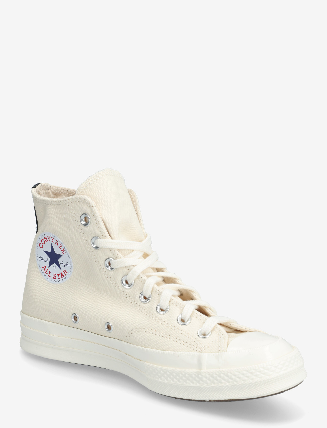 Comme des Garçons - Play Converse Blue High Top Sneakers - høje sneakers - white - 0