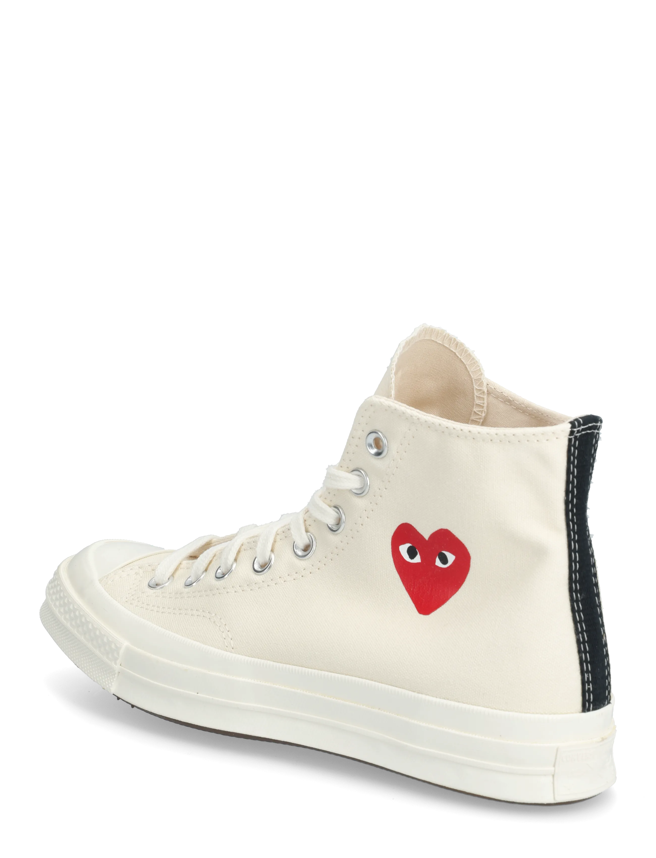 Comme des Garçons - Play Converse Blue High Top Sneakers - kõrge säärega tossud - white - 1