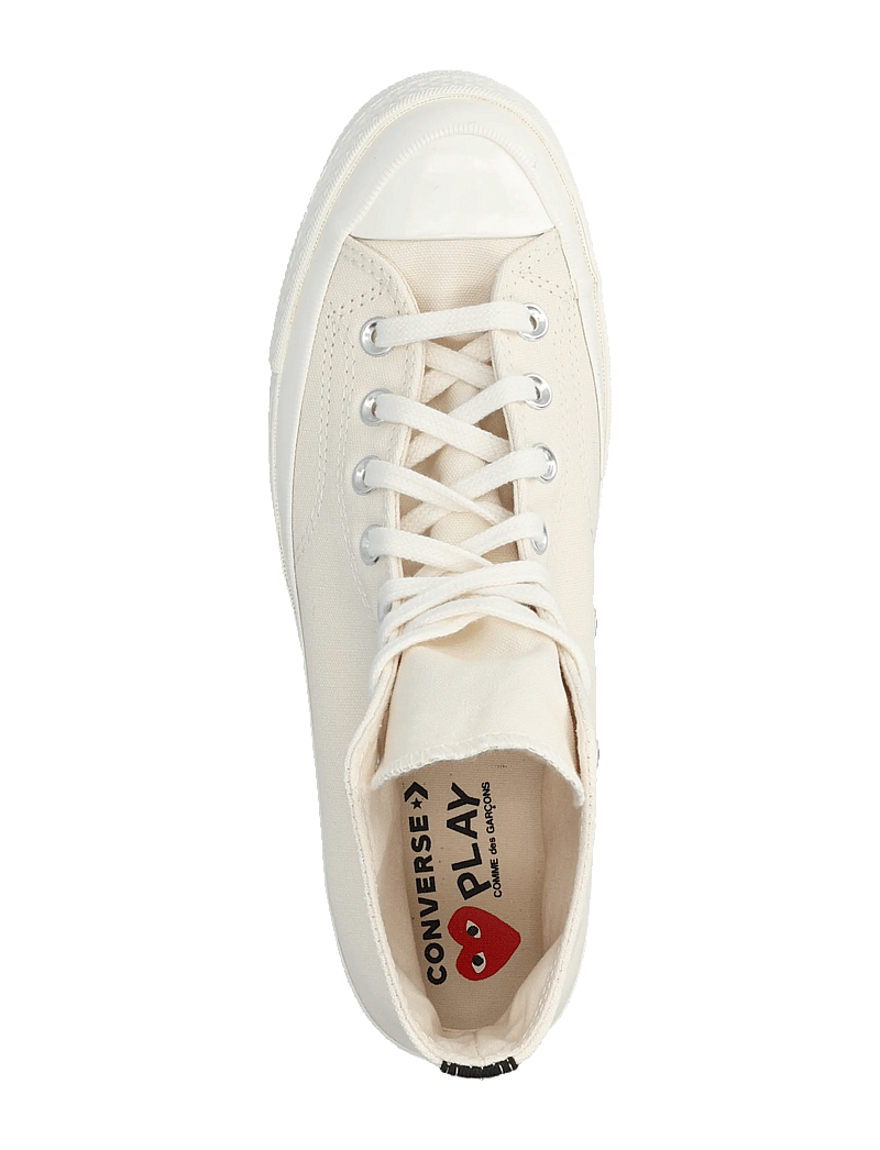 Comme des Garçons - Play Converse Blue High Top Sneakers - høje sneakers - white - 3