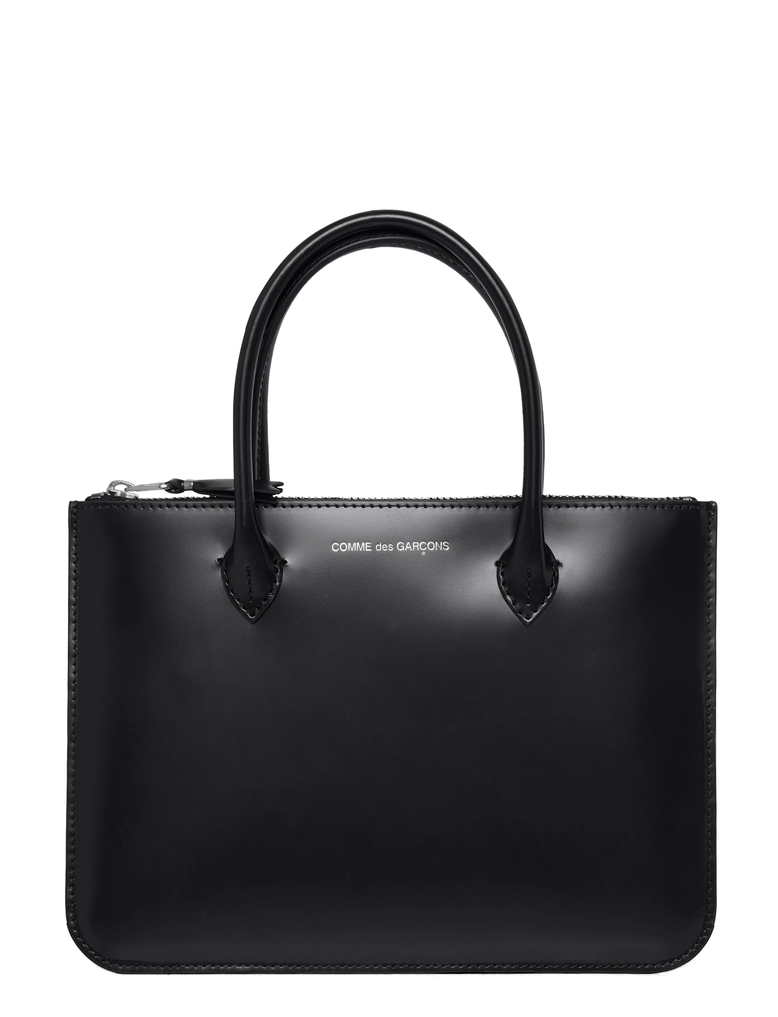 Comme des Garçons - Wallet Leather Tote - black - 1