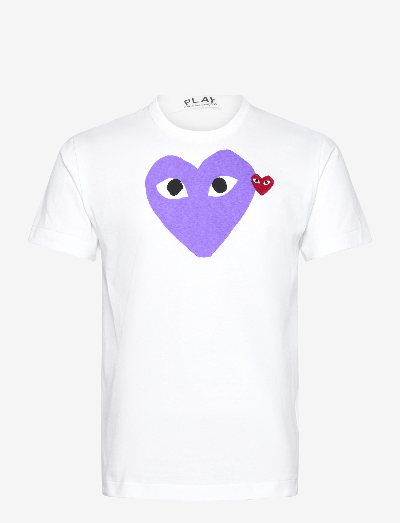 Comme des Garçons - White Heart T-Shirt - kortærmede t-shirts - white - 0
