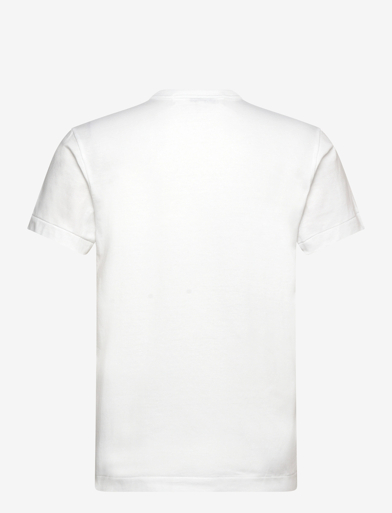 Comme des Garçons - Heart Logo Short-Sleeve - kortærmede t-shirts - white - 1