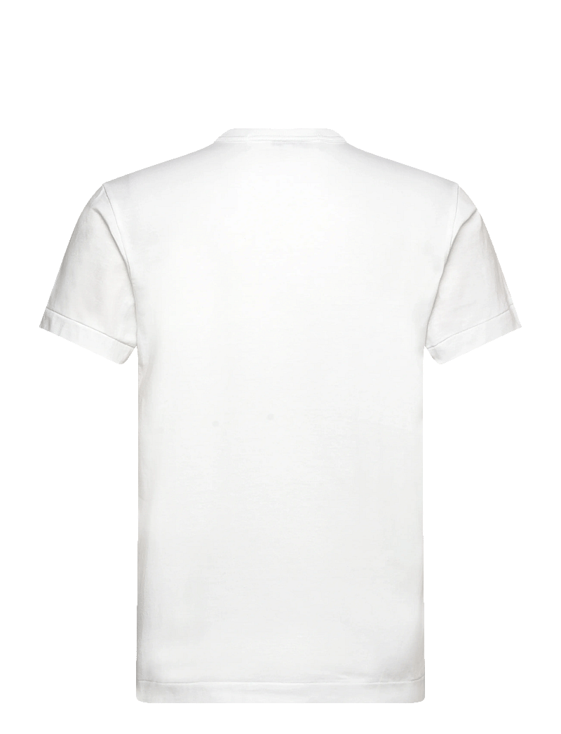 Comme des Garçons - Heart Logo Short-Sleeve - kortærmede t-shirts - white - 1