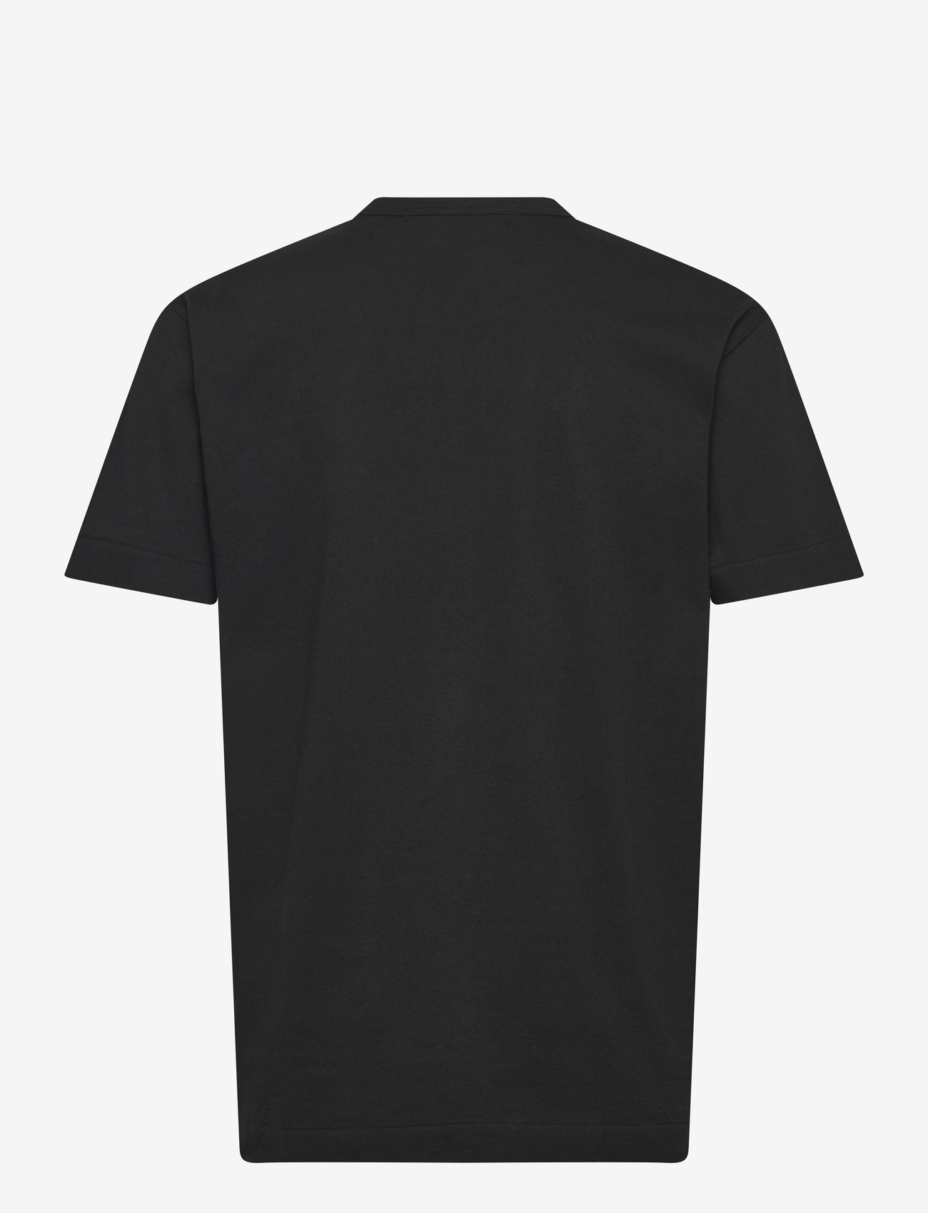 Comme des Garçons - Heart Logo Short-Sleeve - kortærmede t-shirts - black - 1