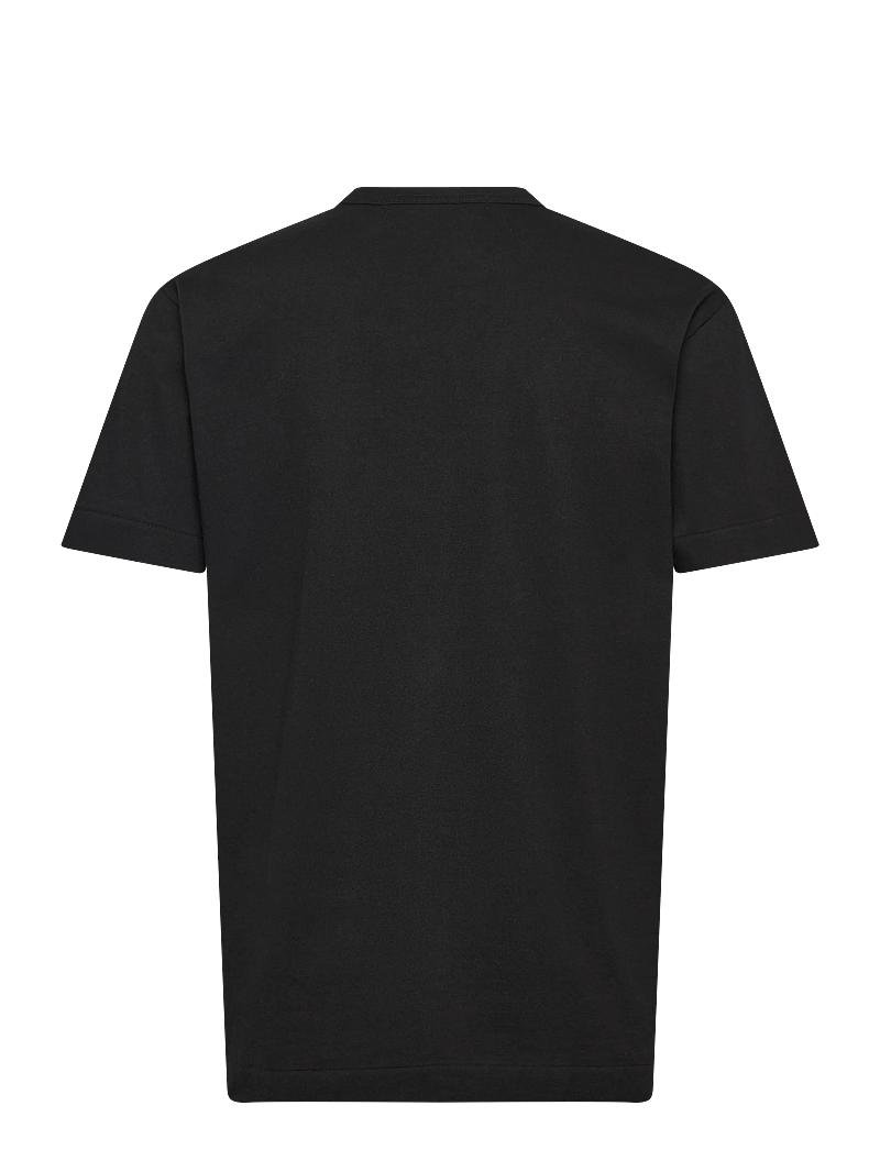 Comme des Garçons - Heart Logo Short-Sleeve - kortærmede t-shirts - black - 1