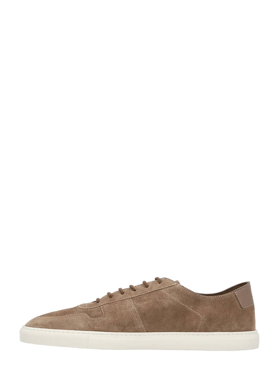 Common Projects - Bball Slim Deconstructed Suede Sneakers - low-top sneaker - grey - 1
