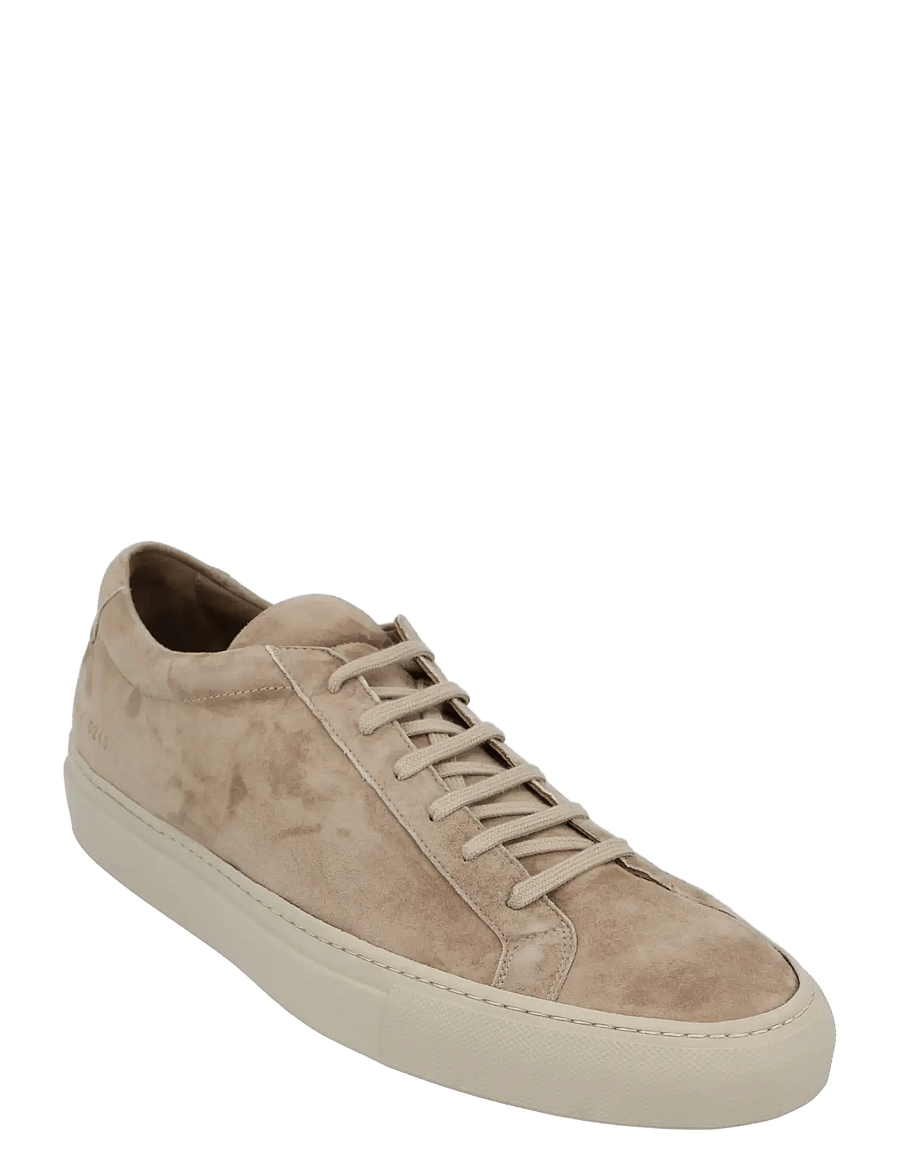 Common Projects - Original Achilles Suede Sneakers - low-top sneaker - beige - 0