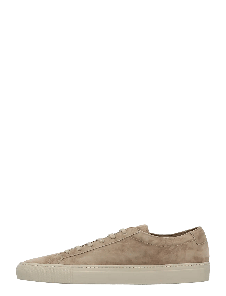 Common Projects - Original Achilles Suede Sneakers - low-top sneaker - beige - 1