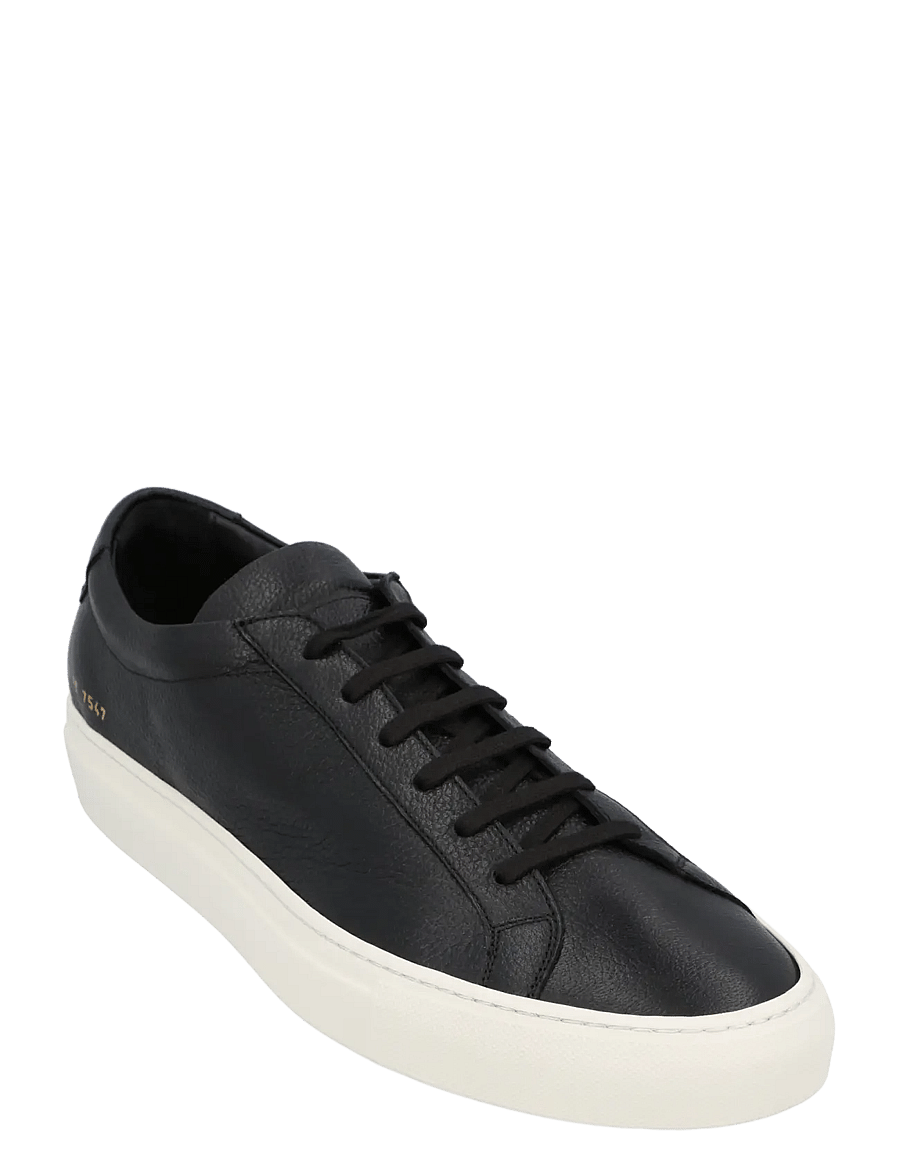 Common Projects - Achilles Premium Low Top Sneakers - low-top sneaker - black - 0