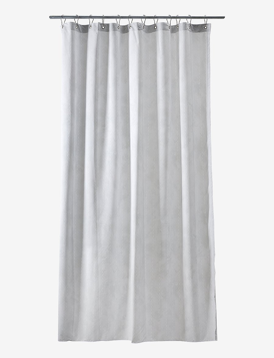 compliments - Pine shower curtain w/eyelets 200 cm - dušikardinad - light grey - 1