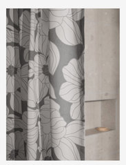 compliments - Flora shower curtain w/eyelets 200 cm - duschvorhänge - grey - 1
