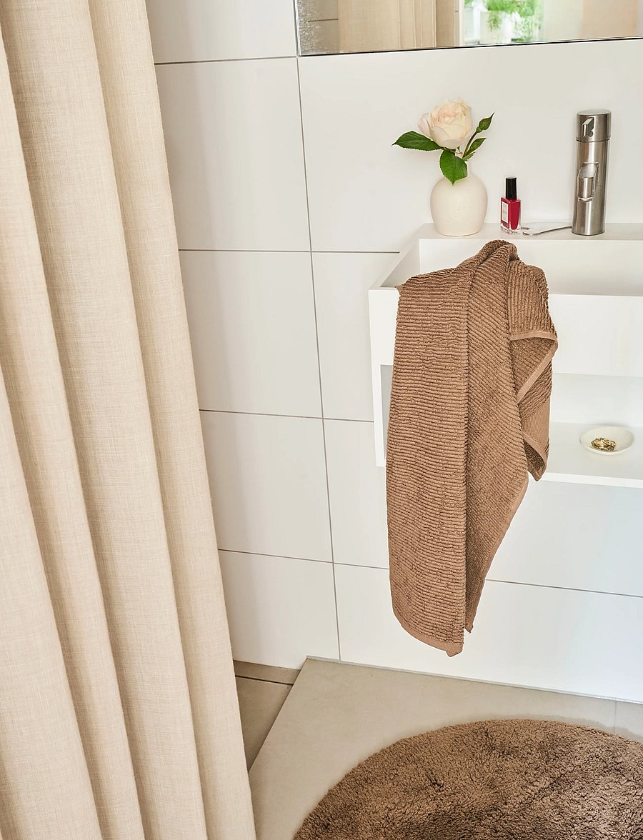 compliments - Flax Shower Curtain - duschvorhänge - honey mist - 2