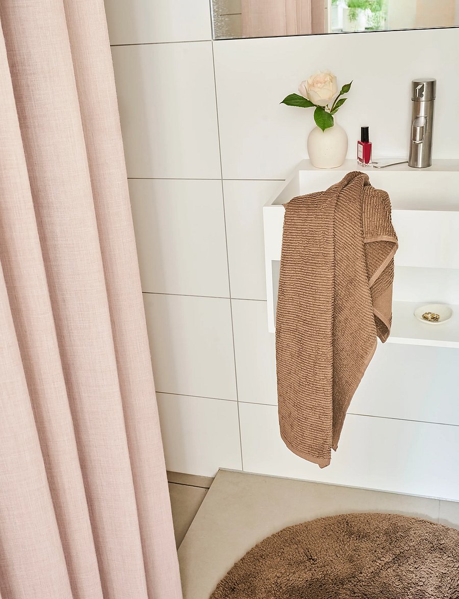 compliments - Flax Shower Curtain - duschvorhänge - nude - 2