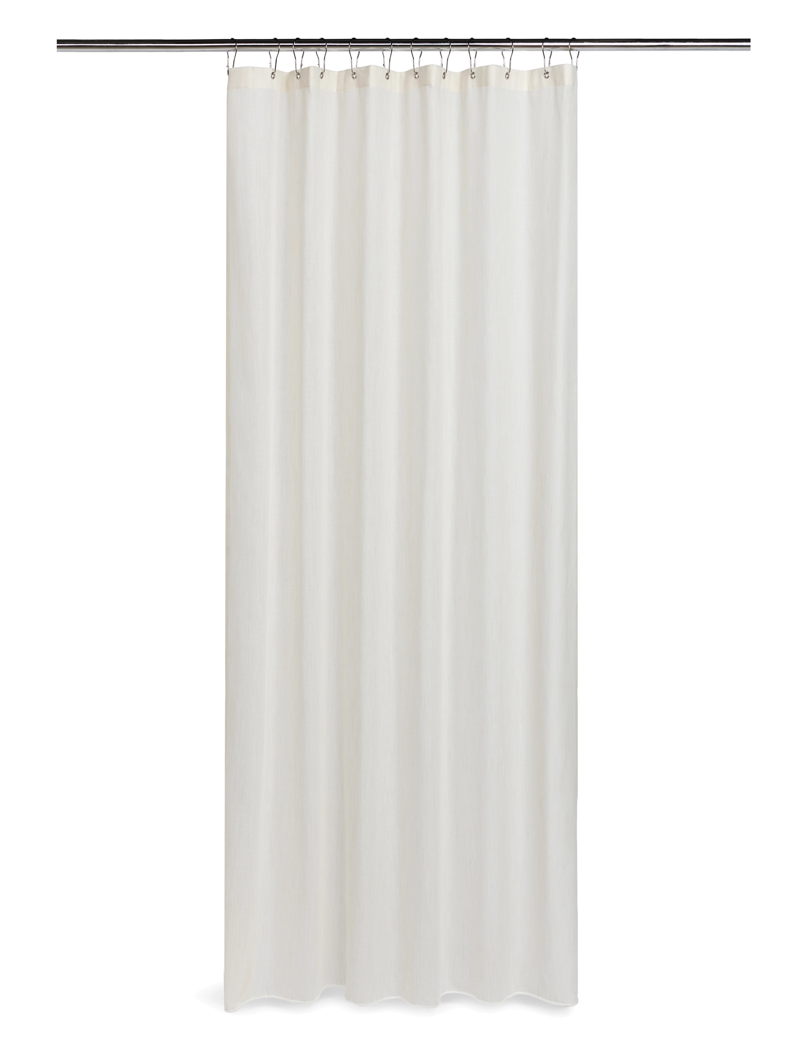compliments Flax Shower Curtain,,,Creme Gr.140X 200CM