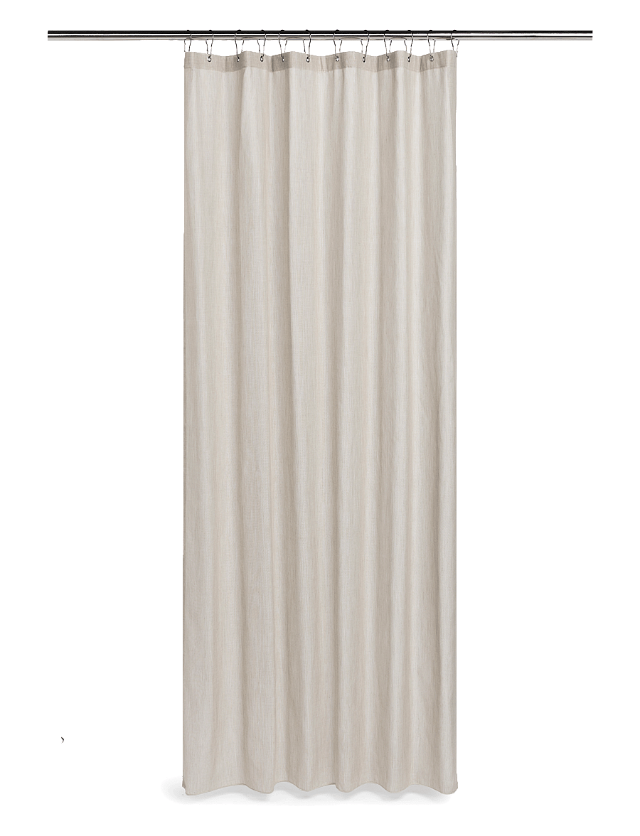 compliments - Flax Shower Curtain - duschvorhänge - sand - 0