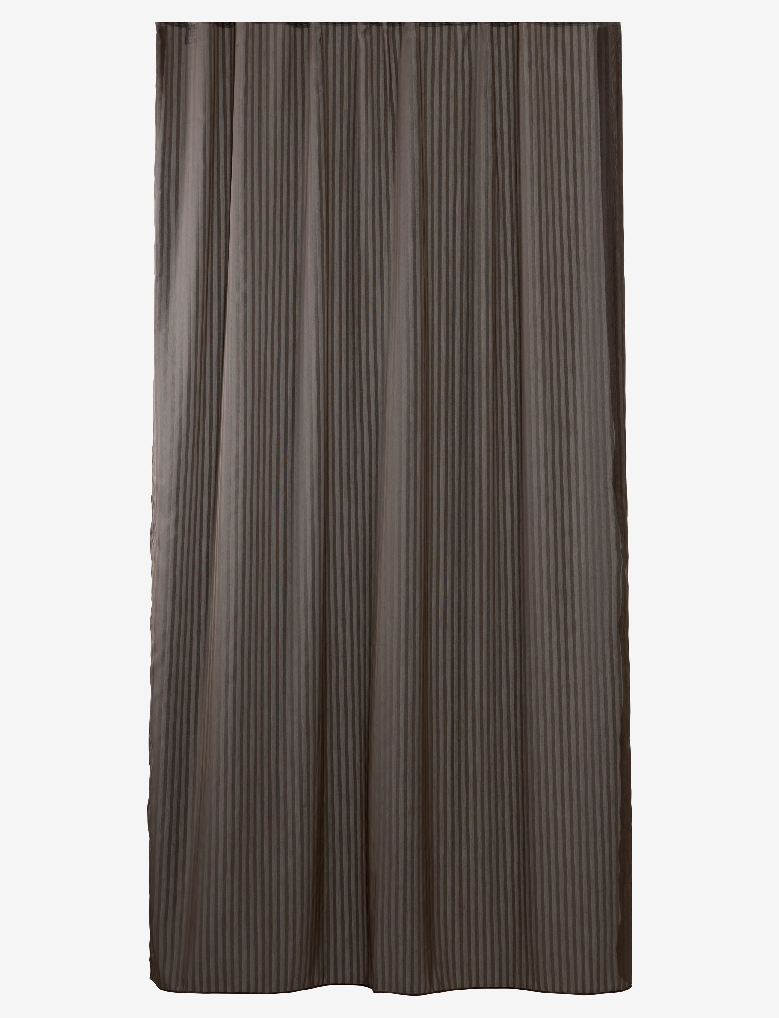compliments Lines Shower Curtain W/Eyelets 200 Cm, 140X200 cm, Bathroom Textiles, Braun - Curtains, Homeware