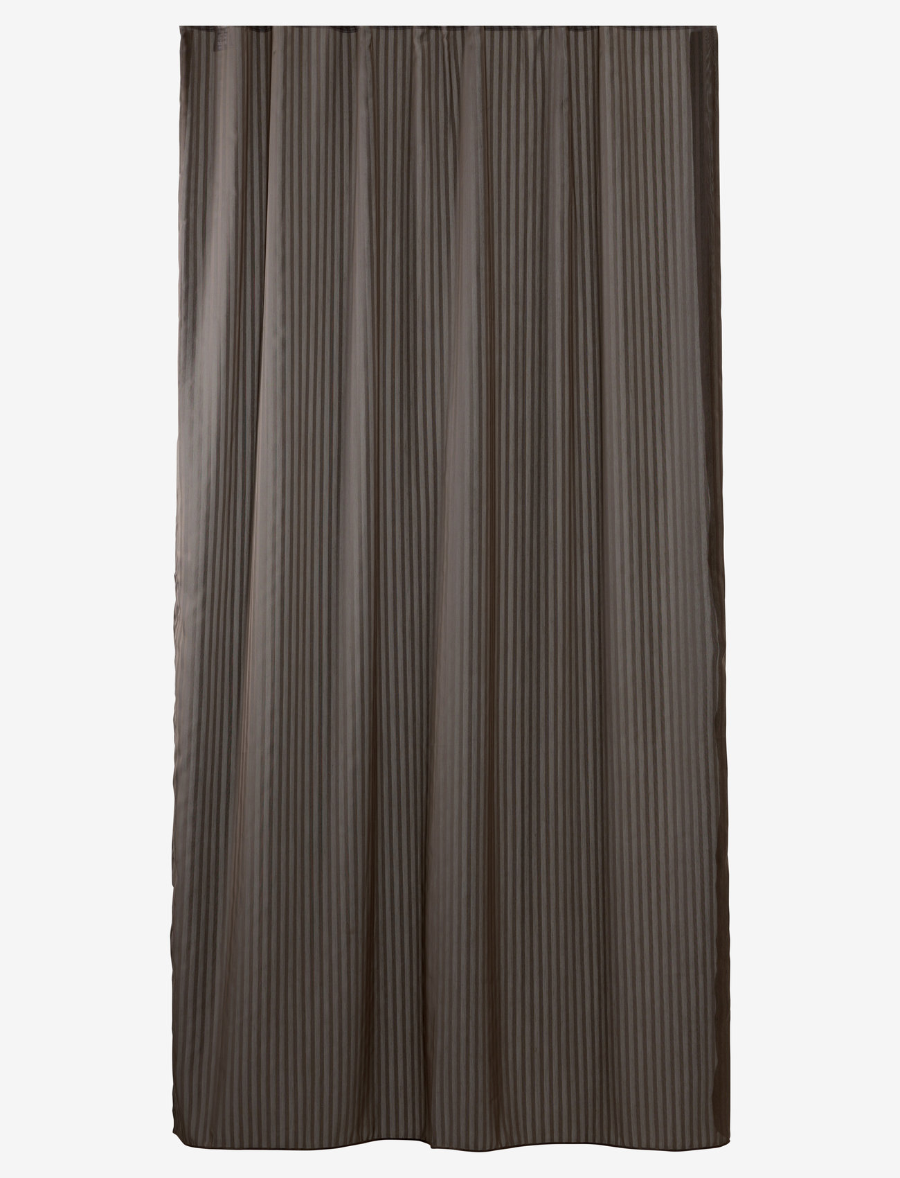 compliments - Lines shower curtain w/eyelets 200 cm - duschdraperier - brown - 0