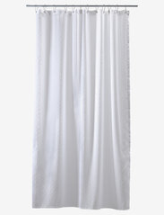 compliments - Lines shower curtain w/eyelets 200 cm - duschdraperier - white - 0