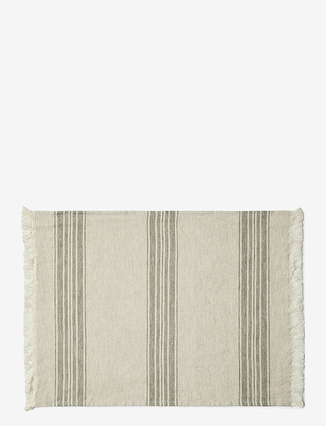 compliments - Arles Place Mat 36x50 cm w/fringes - 2 Pack - laveste priser - green - 0