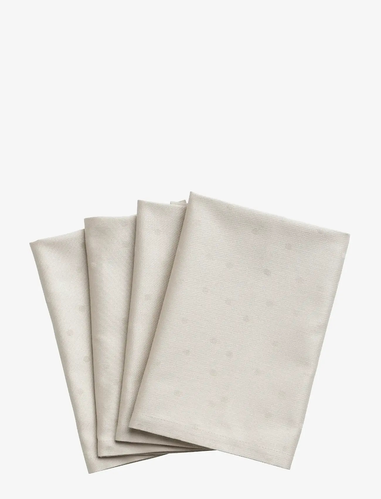 compliments - Confetti Damask Napkin 45x45 cm - 4 Pack - tygservetter - moon - 0