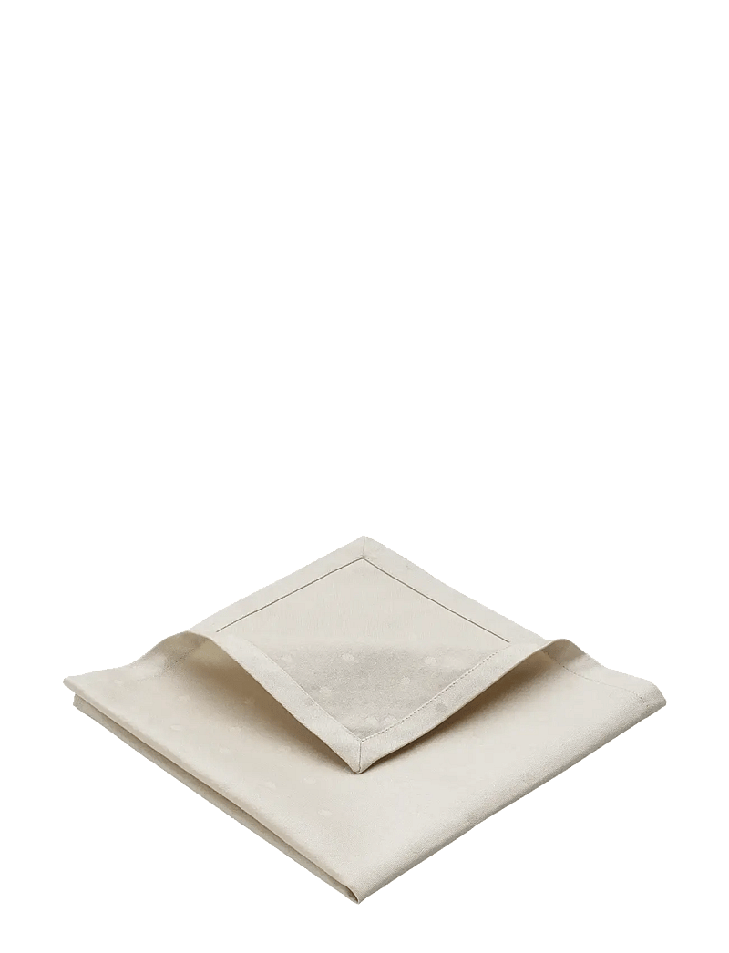 compliments - Confetti Damask Napkin 45x45 cm - 4 Pack - tygservetter - moon - 1