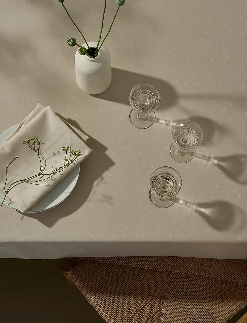 compliments - Confetti Damask Napkin 45x45 cm - 4 Pack - tygservetter - moon - 2