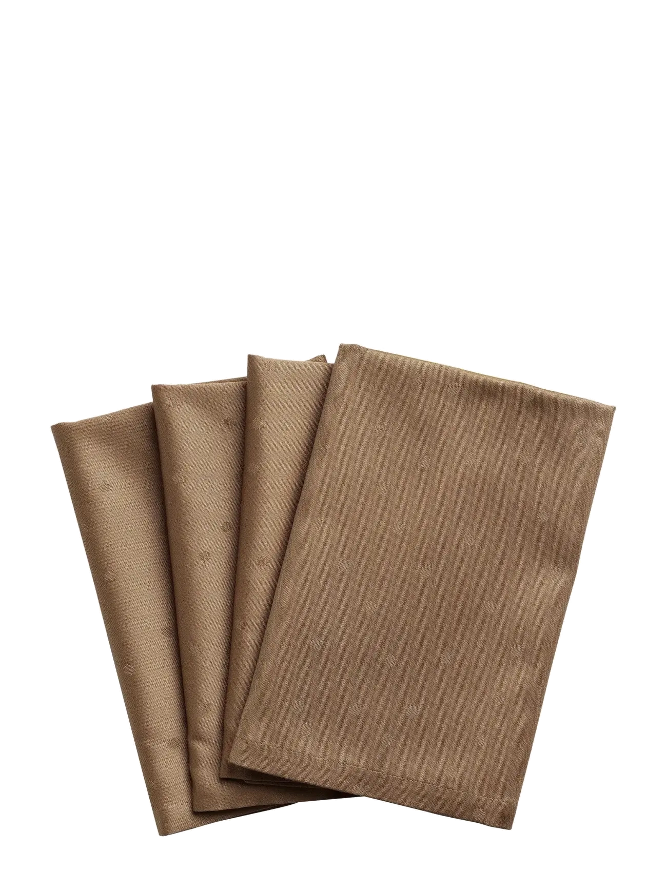COMPLIMENTS Confetti Damask Serviette 45X45 Cm - 4 Pack Braun - 45X45CM - Unisex