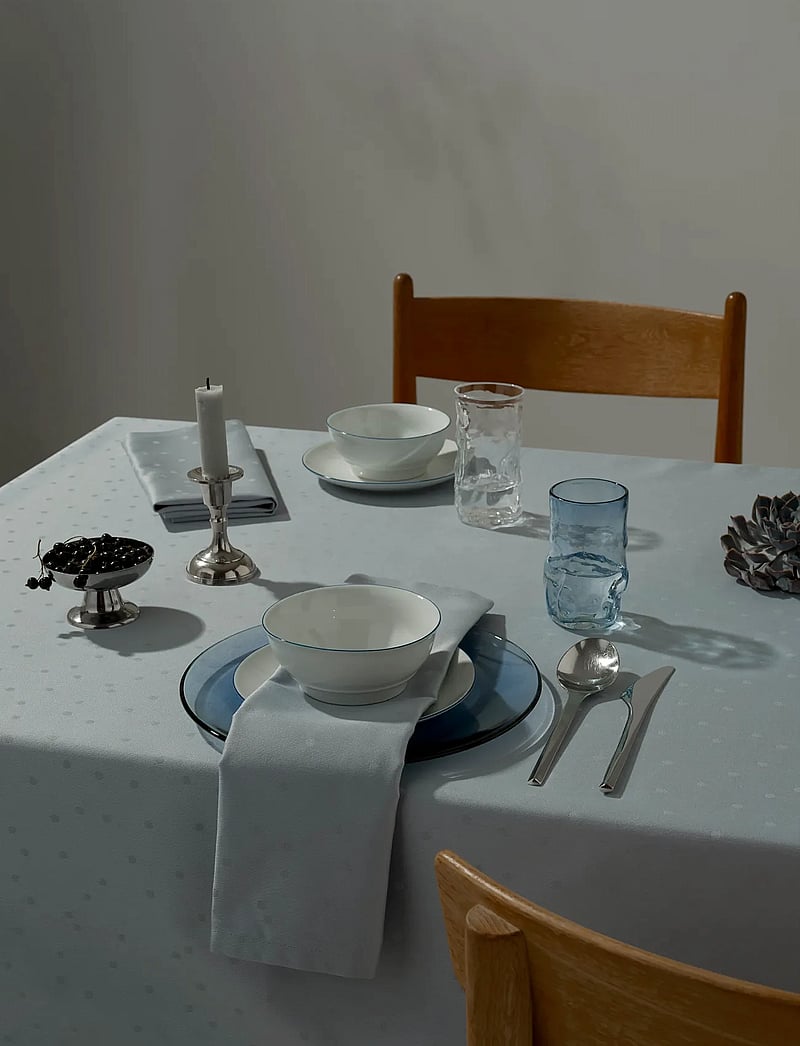 compliments - Confetti Damask Table Cloth - tischdecken & tischläufer - mineral blue - 0