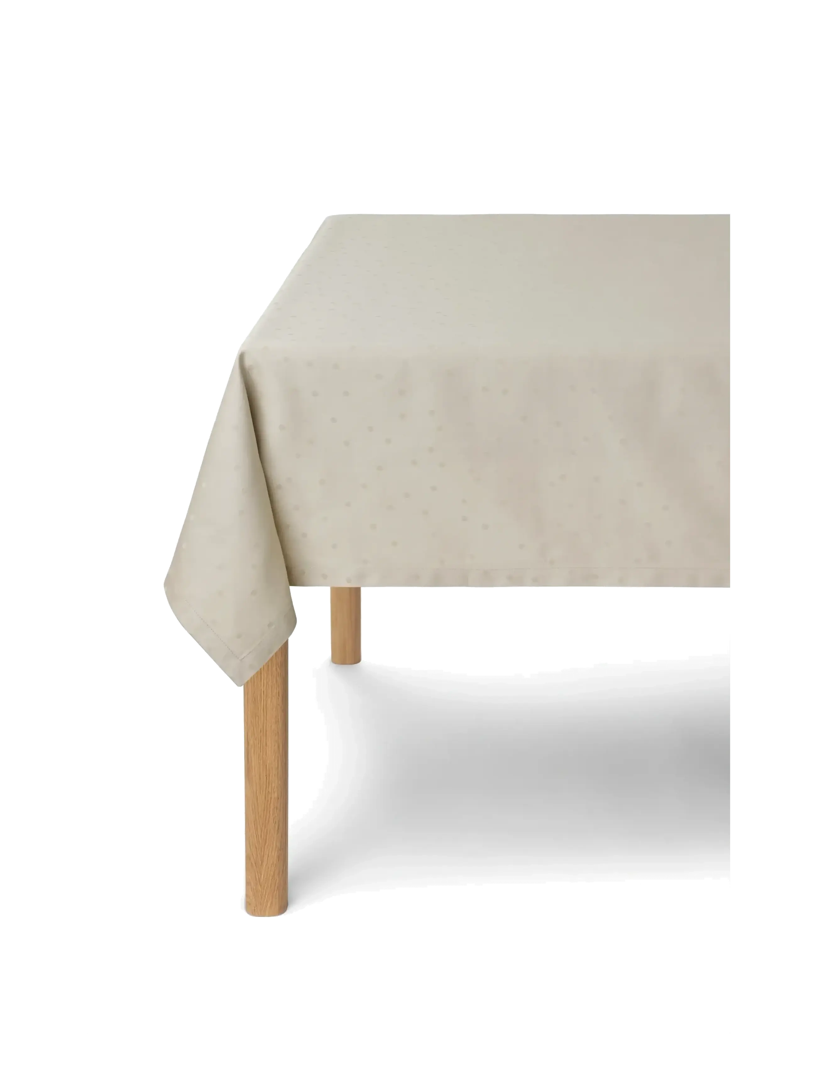 COMPLIMENTS Confetti Damask Table Cloth Beige - 150X250CM - Unisex